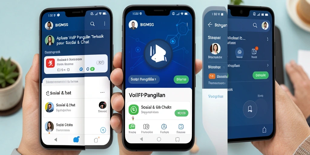 Tampilan antarmuka BIGMSG yang sederhana dan fungsional.