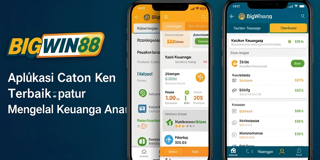 Tampilan antarmuka aplikasi Catatan Keuangan BIGWIN88.