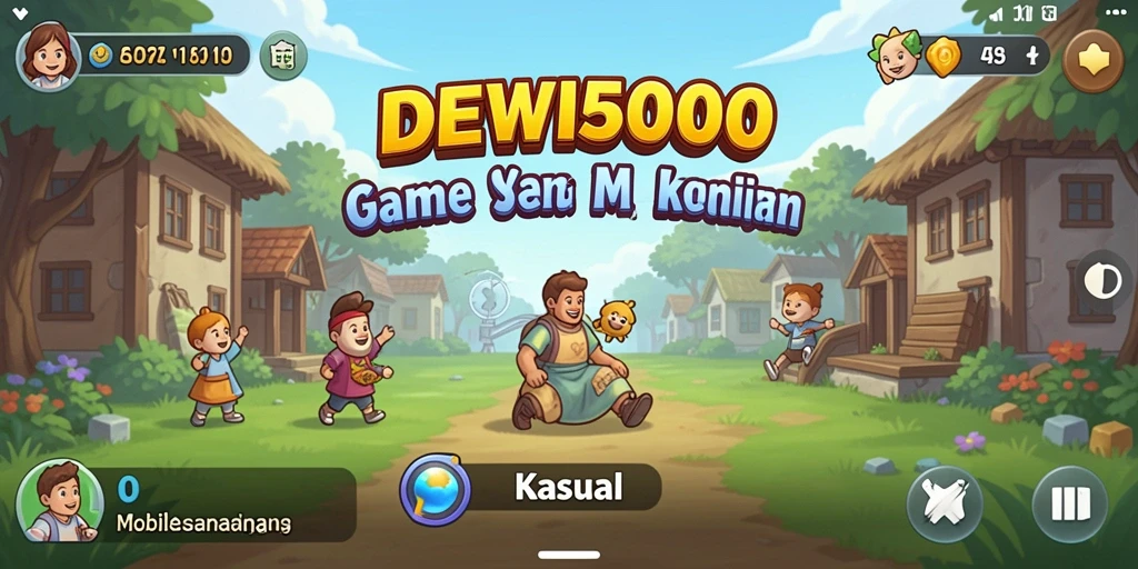 Antarmuka DEWI5000 yang menarik dan penuh warna.